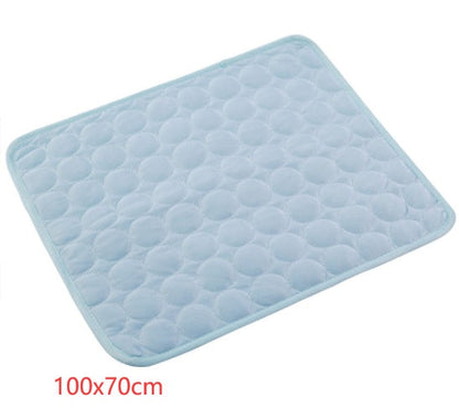 Pet Dog Cat Ice Silk Cold Nest Pad for Cooling in Summer